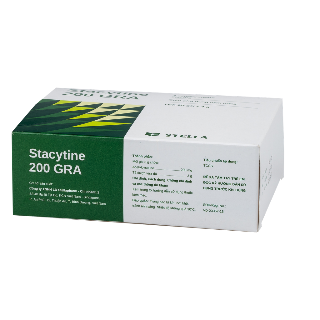 Stacytine 200 GRA Hộp/20gói Stella