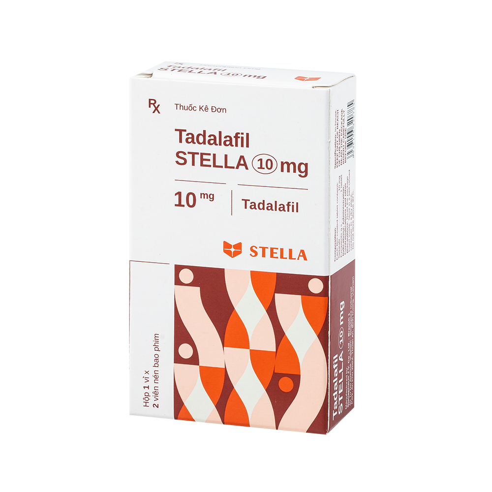 Tadalafil Stella 10mg Hộp/02viên Stella