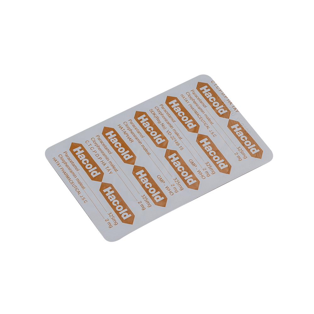 Hacold  H/25vỉ x20viên Hataphar