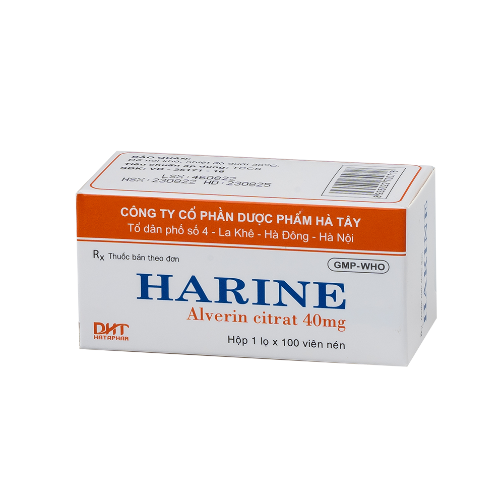 Harine 40mg lọ 100v Hataphar