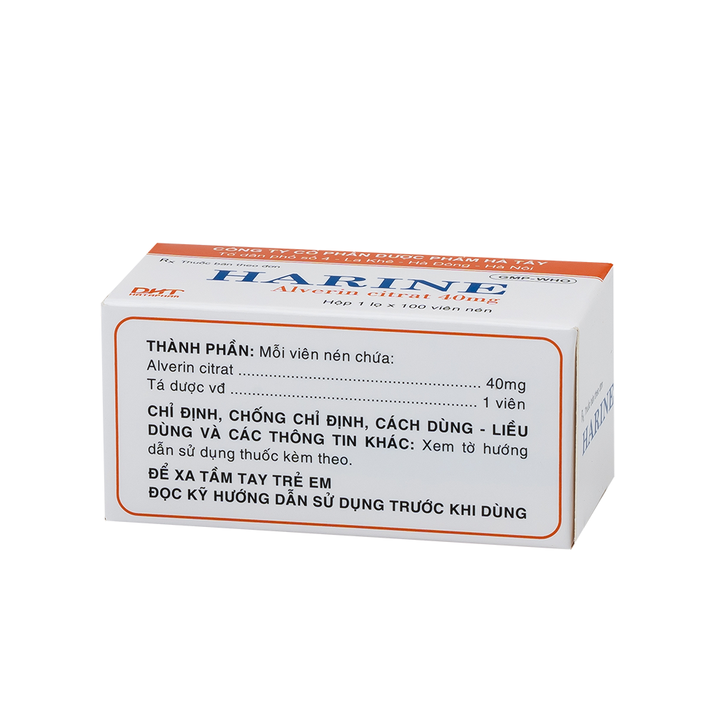 Harine 40mg lọ 100v Hataphar
