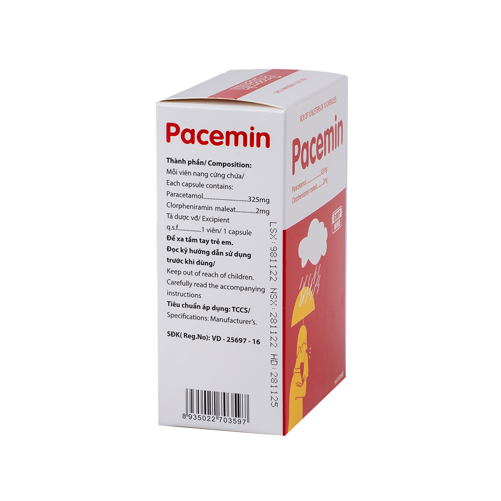 Pacemin nang  hạt cải H/10vỉ x10viên Hataphar