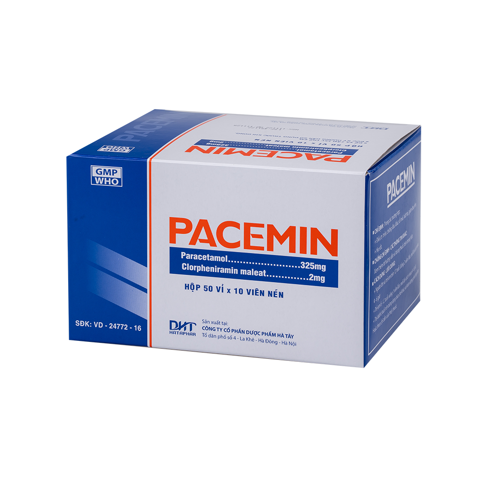 Pacemin nén H/50vỉ x10viên Hataphar