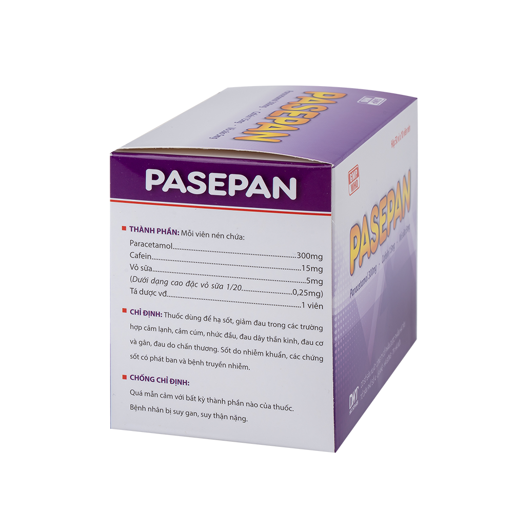 Pasepan H50 vỉ x 10v Hataphar