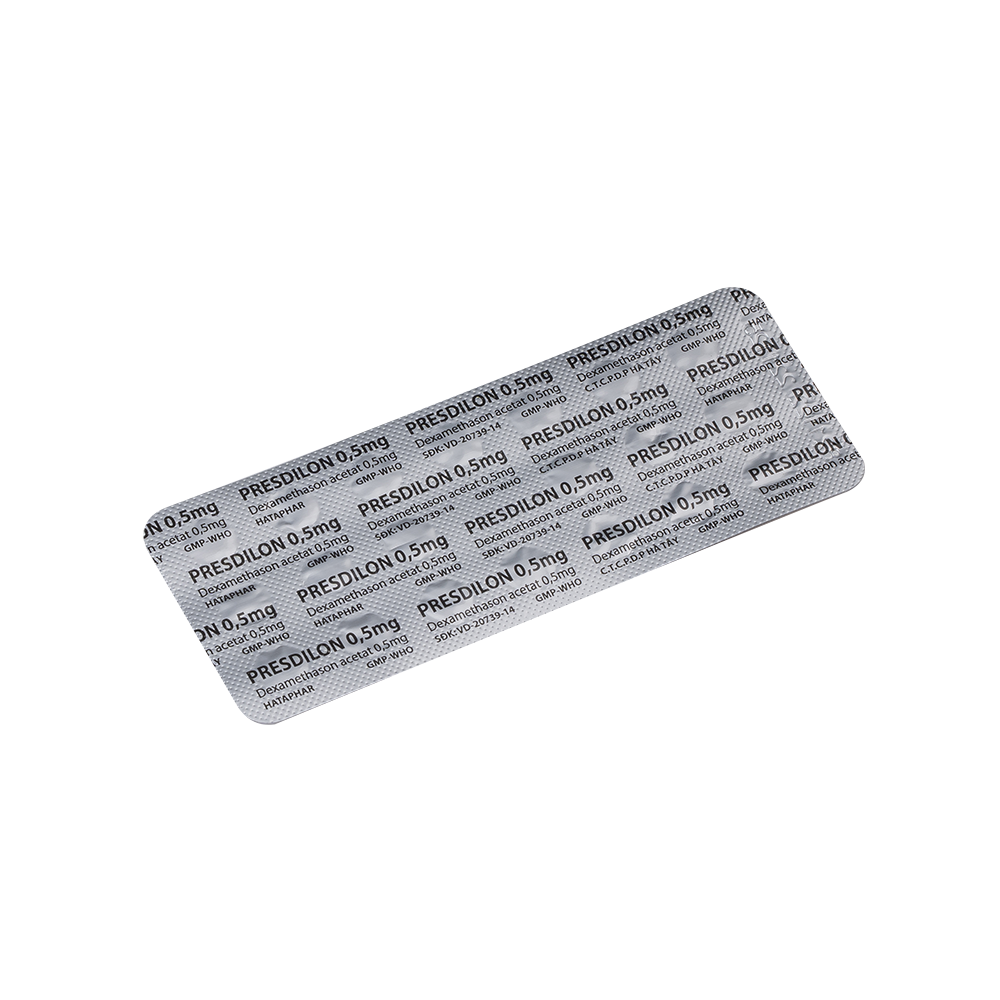Presdilon 0,5mg H/50vỉ x20viên Hataphar