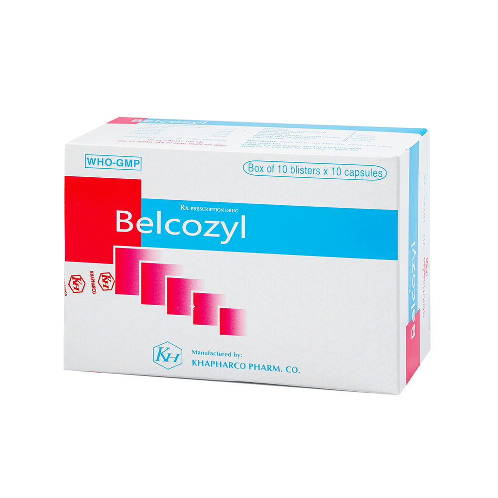BELCOZYL Cap Hộp 100 viên Khapharco