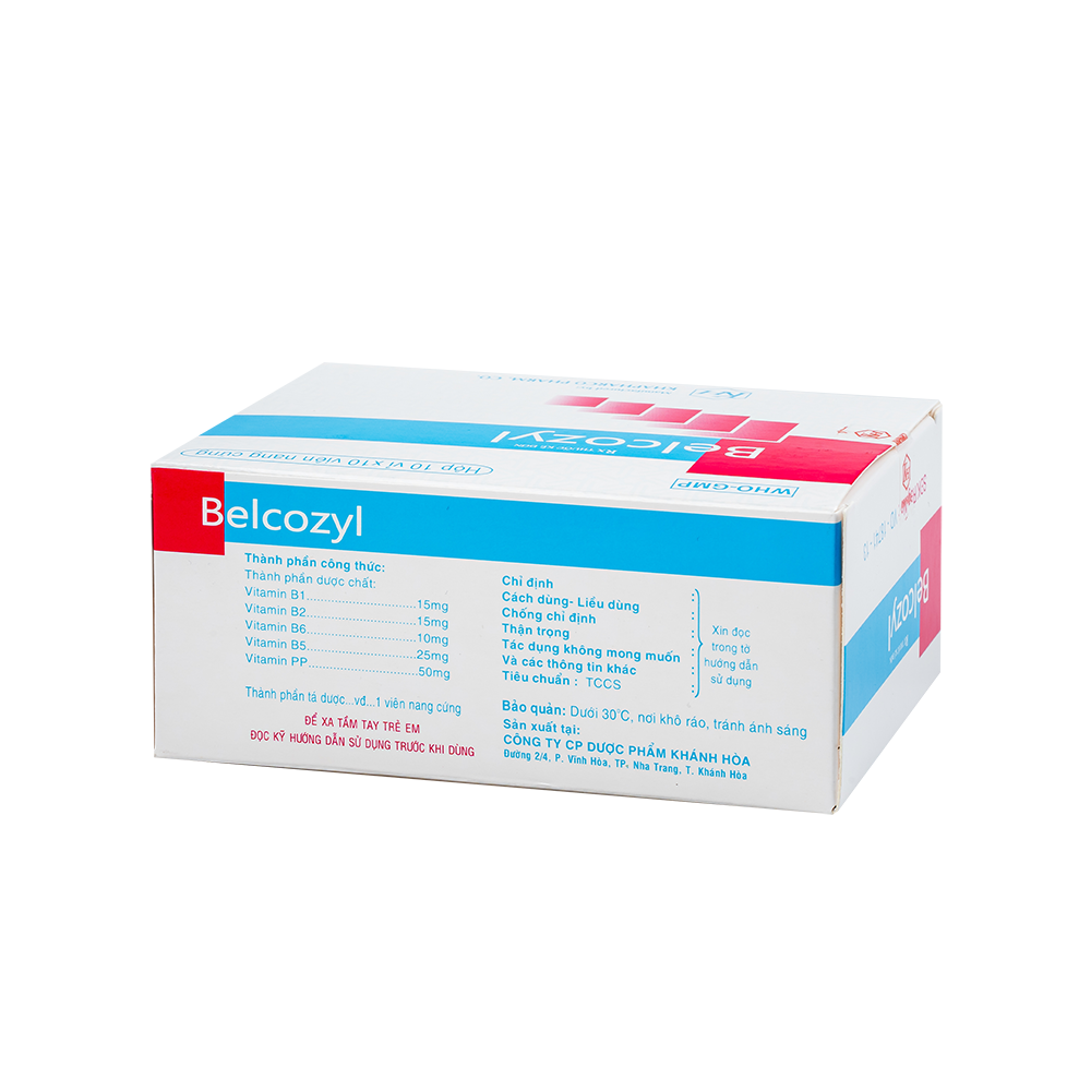 BELCOZYL Cap Hộp 100 viên Khapharco