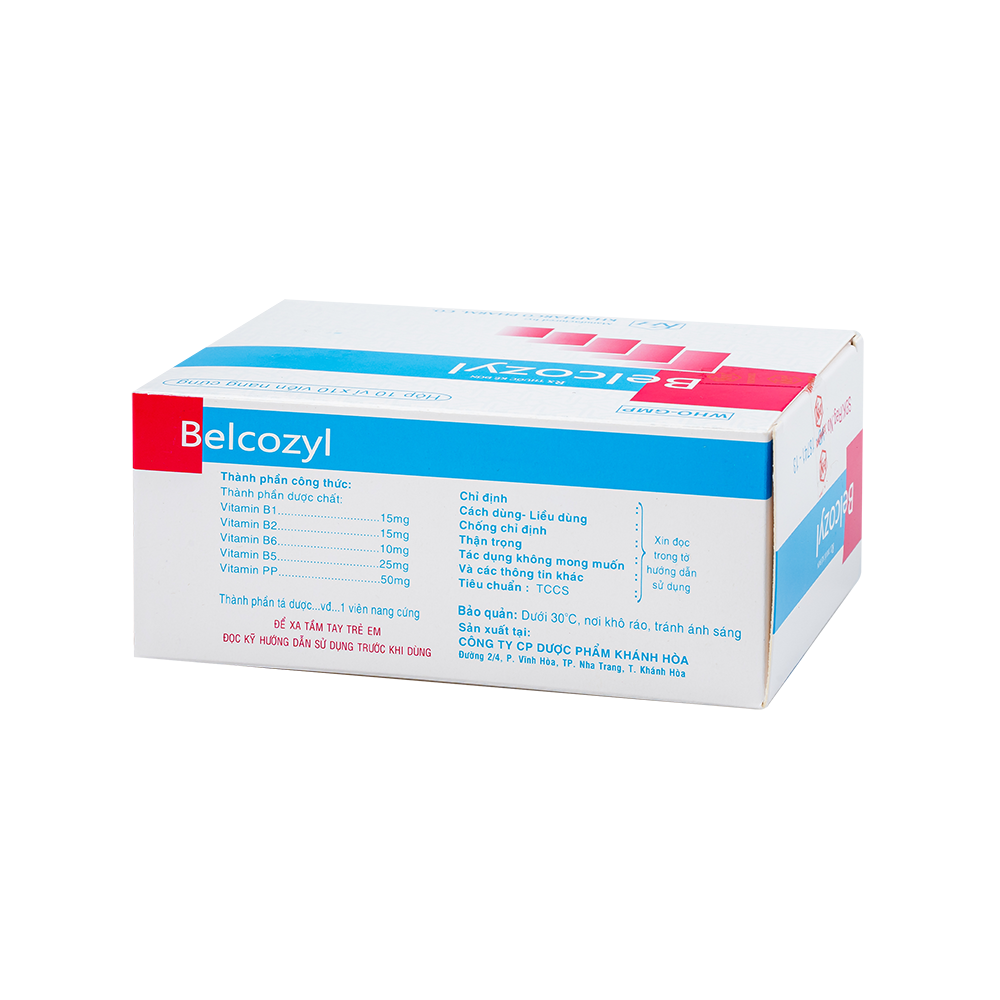 BELCOZYL Cap Hộp 100 viên Khapharco