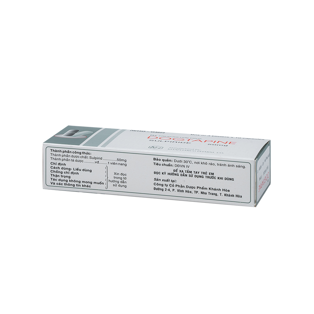 DOGTAPINE 50mg VNang Hộp 30 viên Khapharco