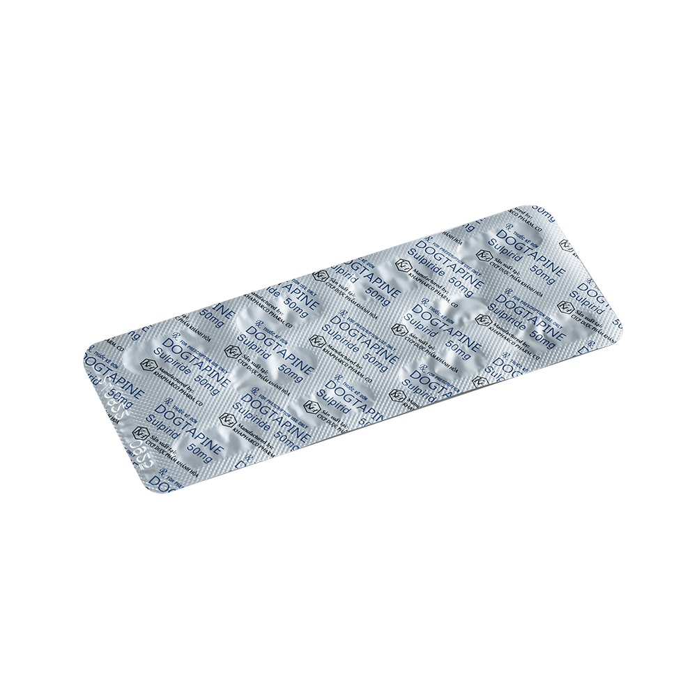 DOGTAPINE 50mg VNang Hộp 30 viên Khapharco