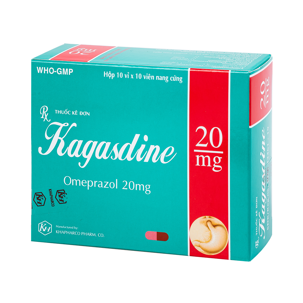KAGASDINE PVC-alu Hộp 100 viên Khapharco