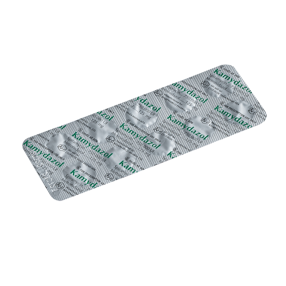 KAMYDAZOL Hộp 20 viên Khapharco