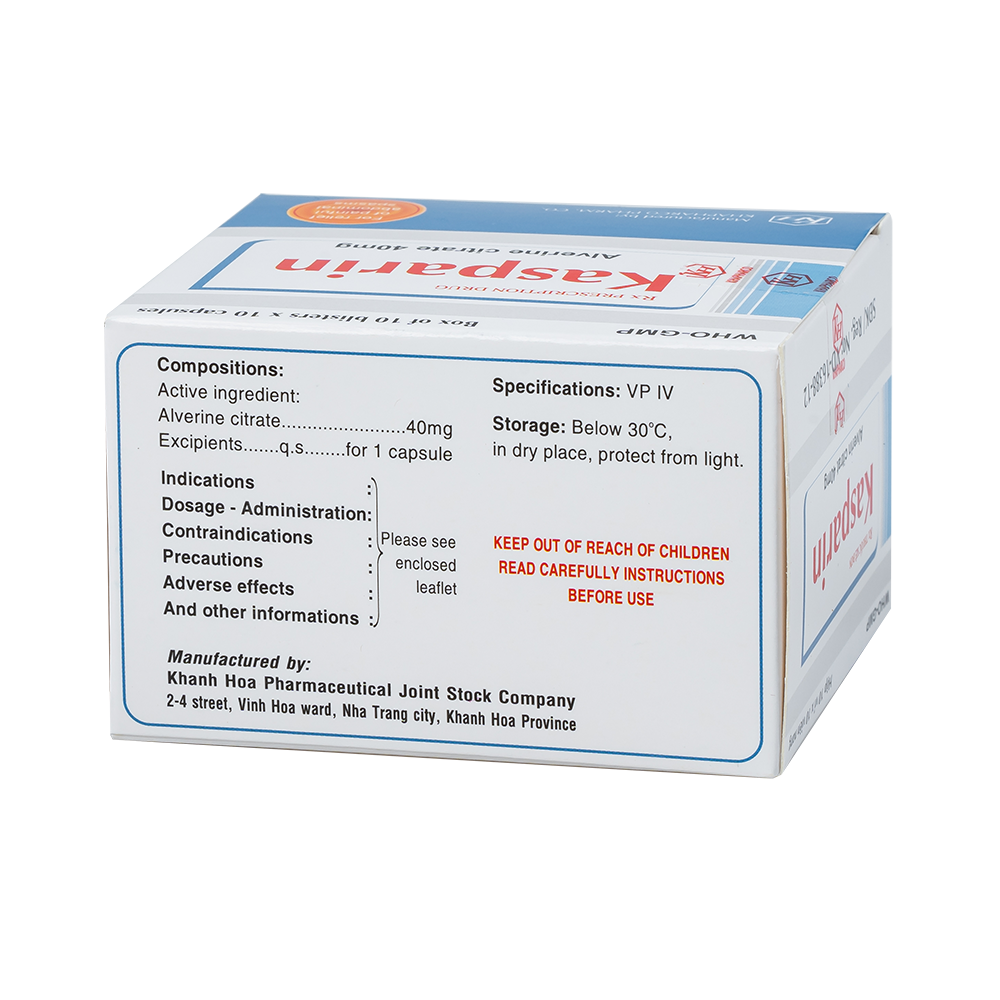 KASPARIN Hộp 100 viên Khapharco