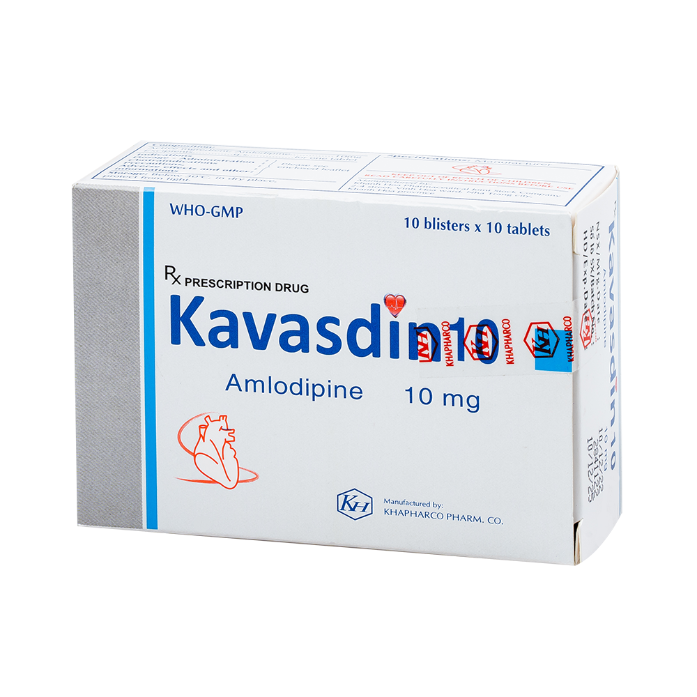 KAVASDIN 10mg Hộp 100 viên Khapharco