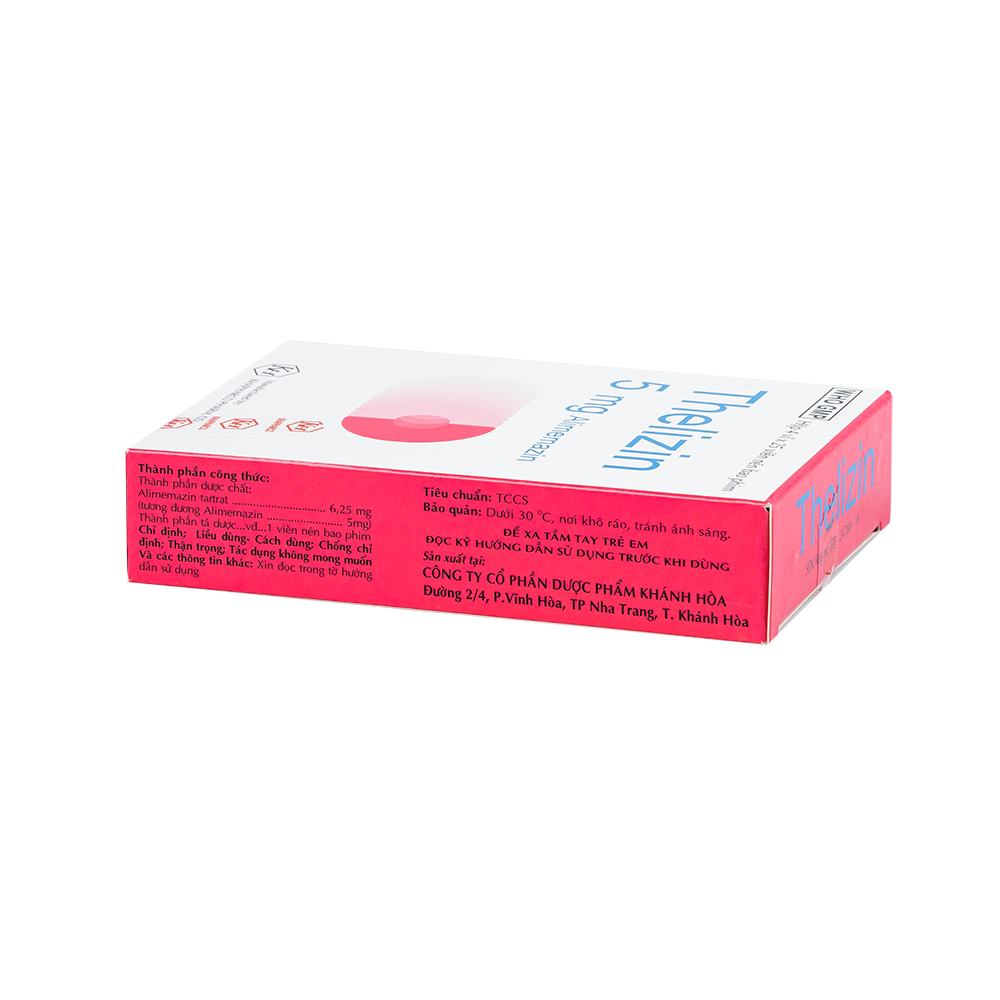 THELIZIN 5mg Hộp 100 viên Khapharco