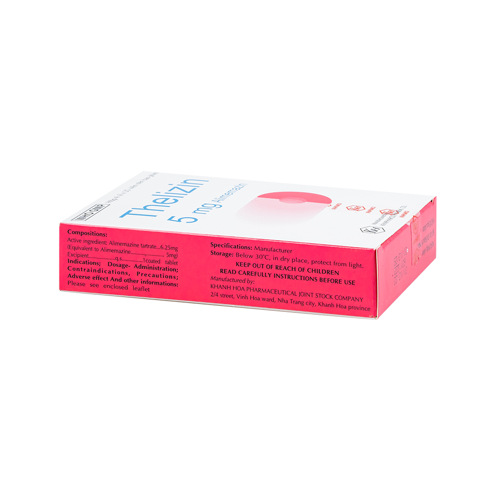 THELIZIN 5mg Hộp 100 viên Khapharco