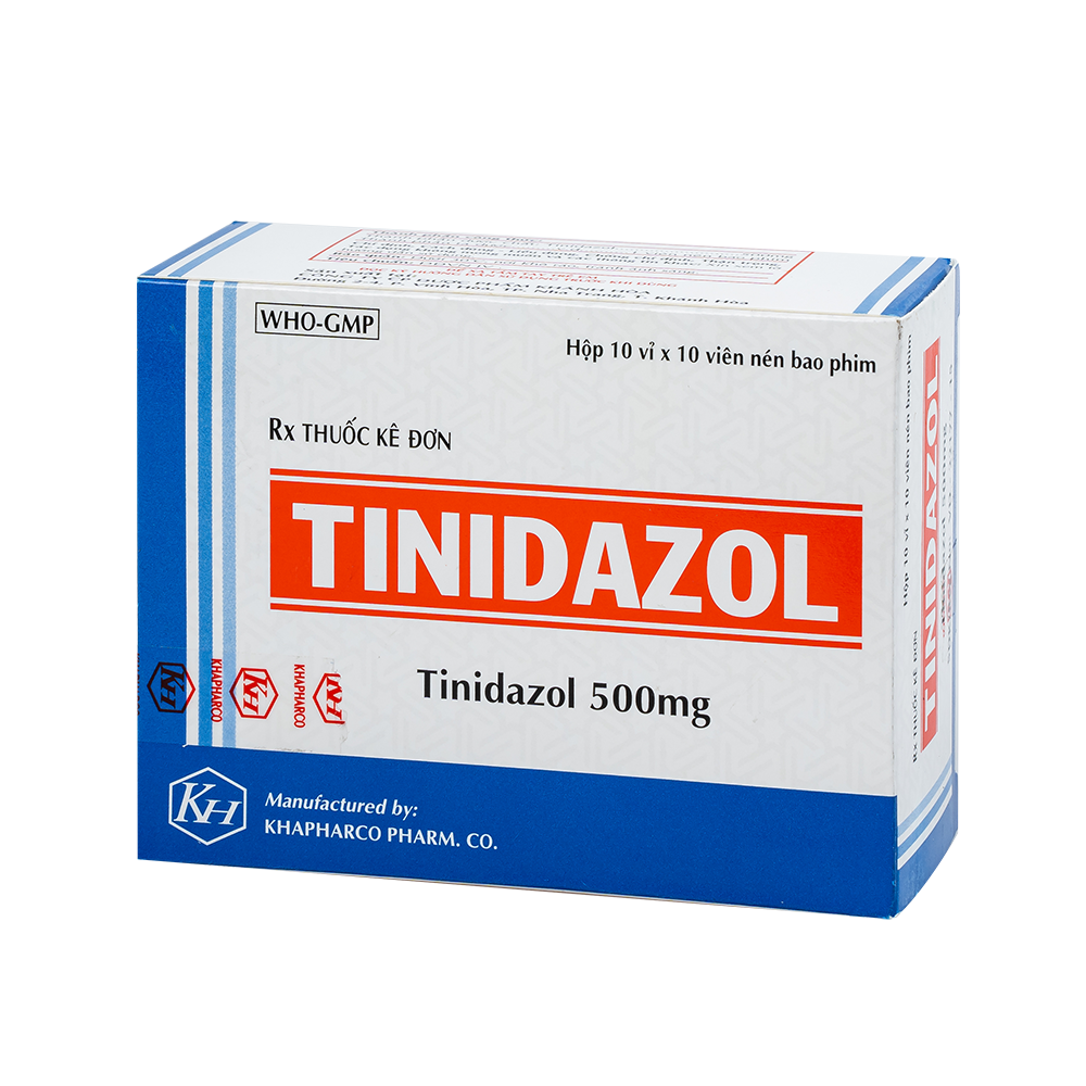 TINIDAZOL Hộp 100 viên Khapharco
