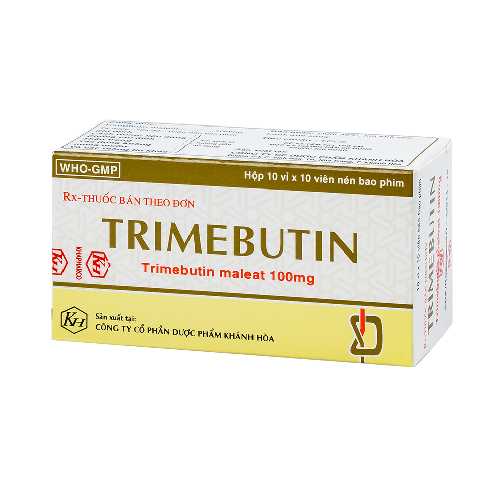 TRIMEBUTIN 100mg Hộp 100 viên Khapharco