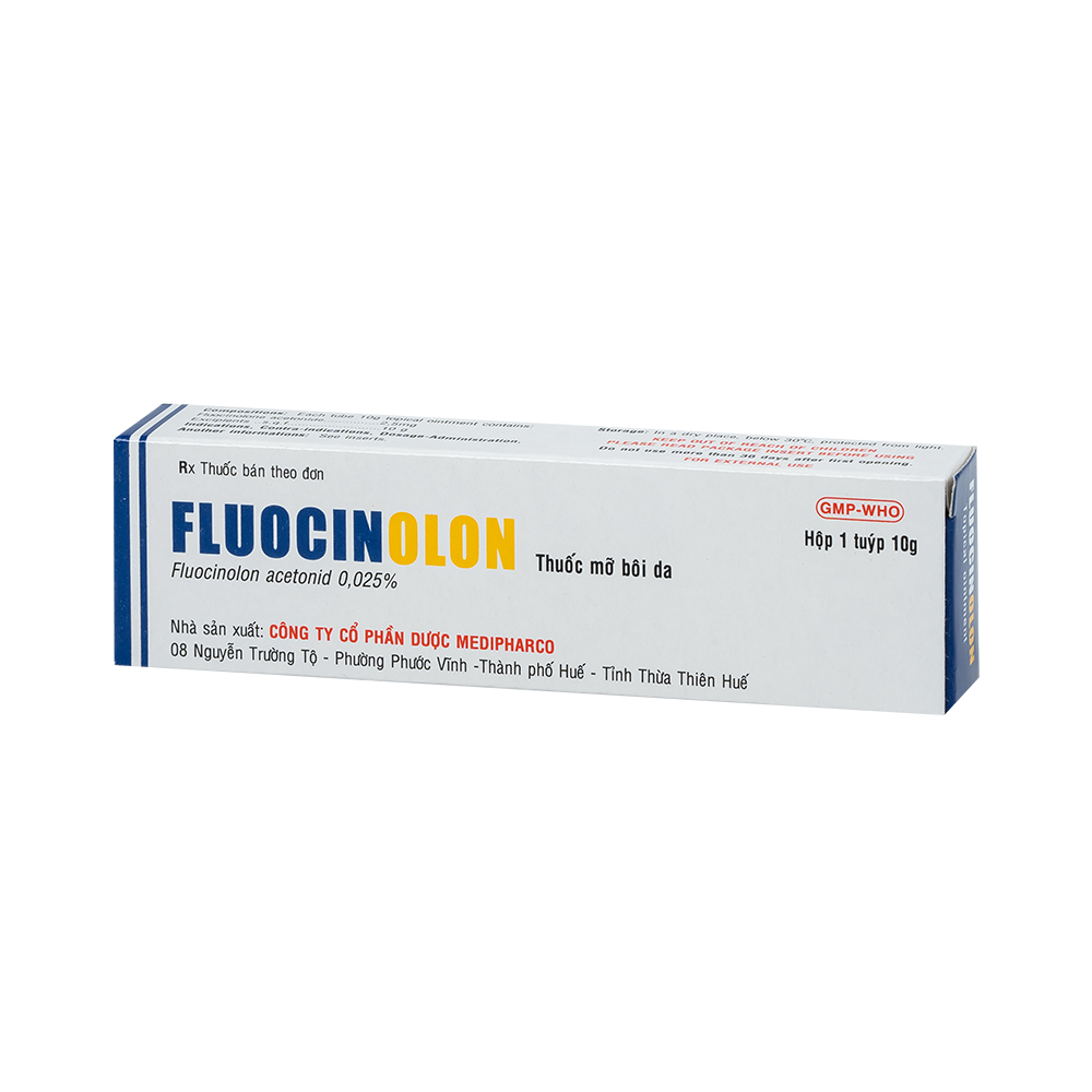 Fluocinolon 10g Hộp 1 tuýp 10g Medipharco