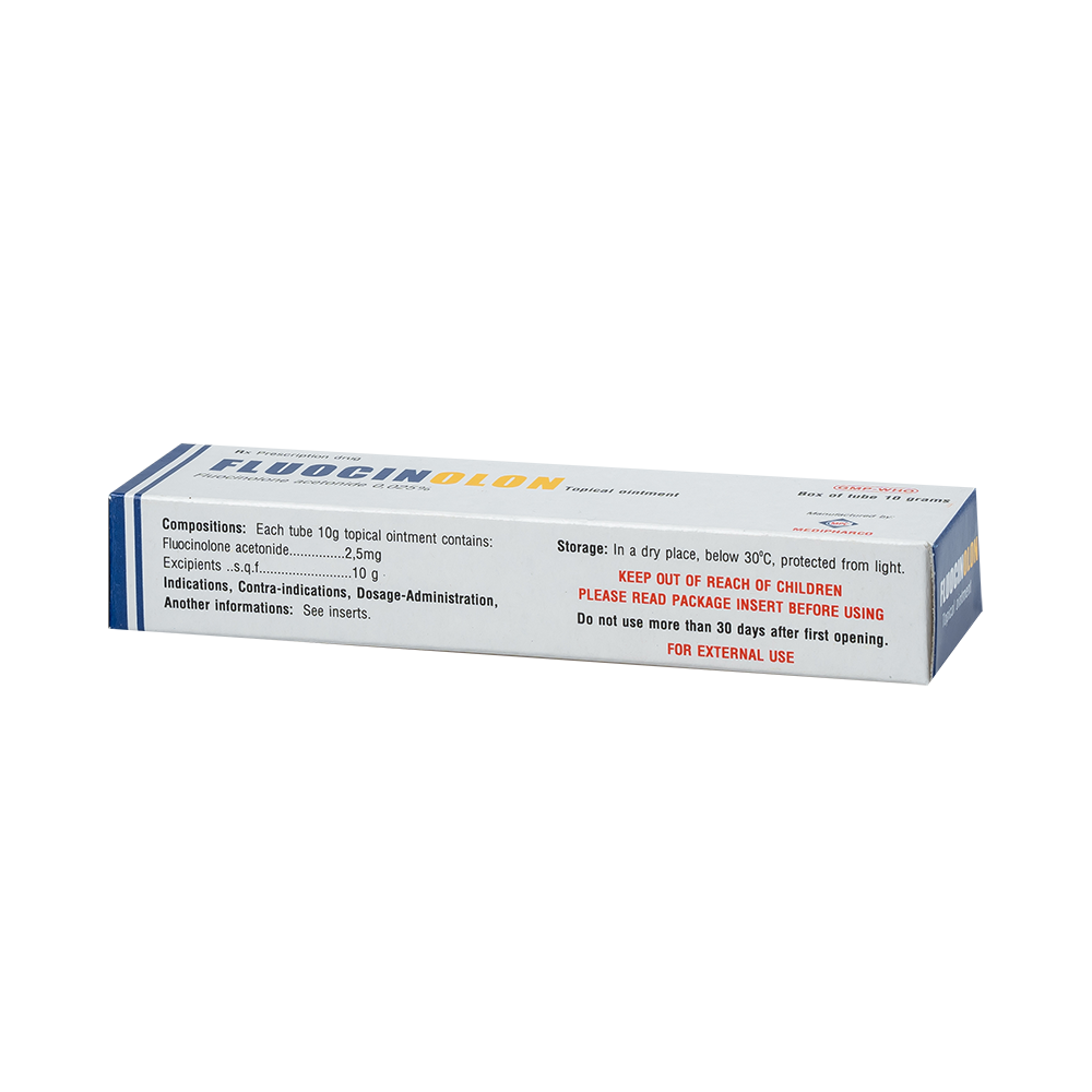 Fluocinolon 10g Hộp 1 tuýp 10g Medipharco