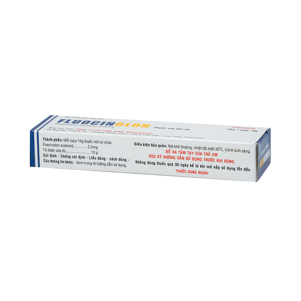 Fluocinolon 10g Hộp 1 tuýp 10g Medipharco