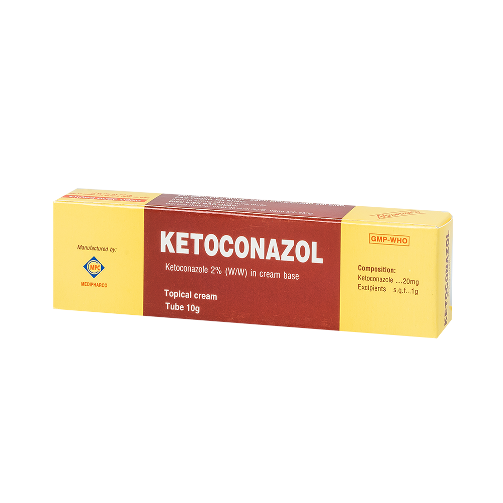 Ketoconazol 2% 10g Hộp x1tube