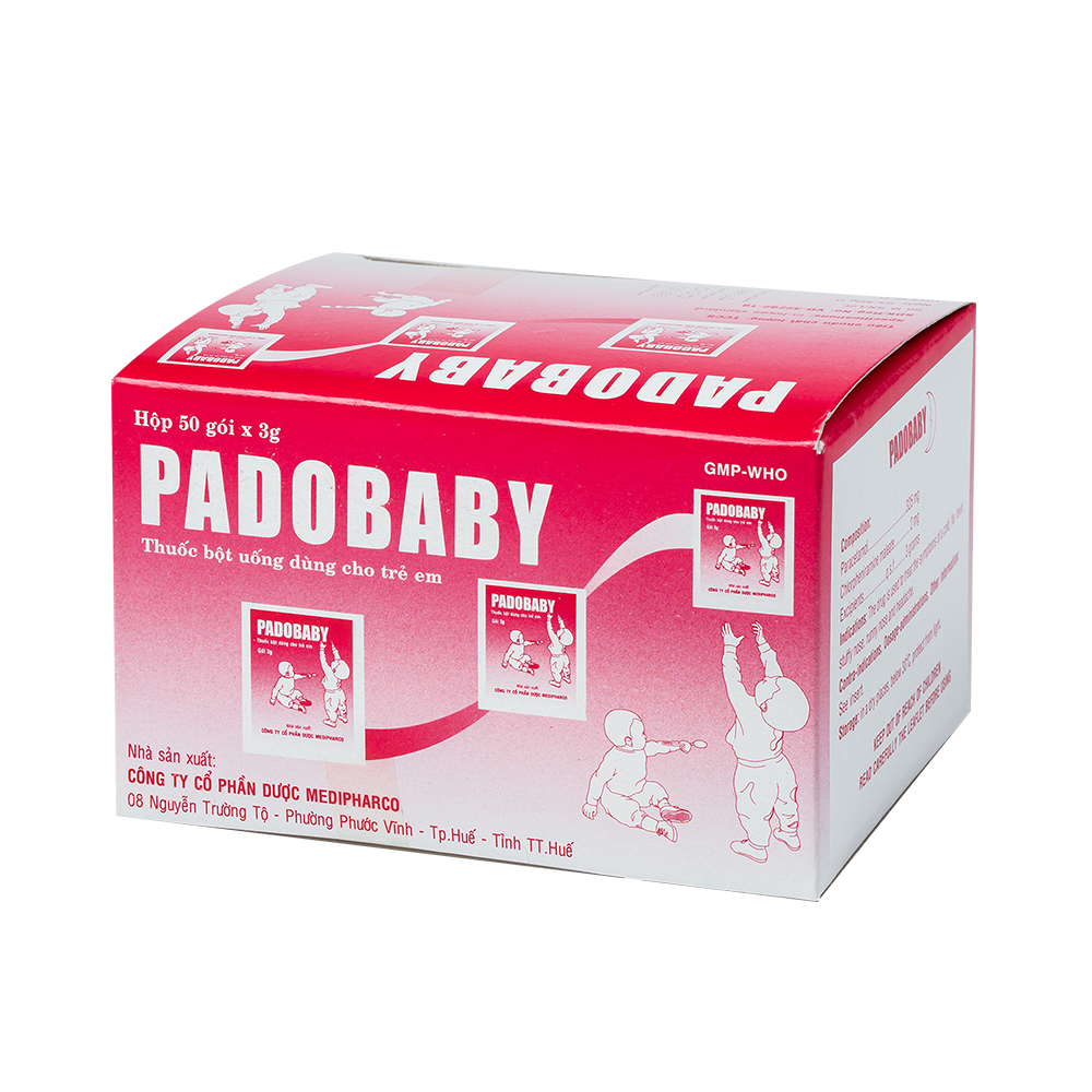Padobaby Hộp 50 gói x 3g Medipharco