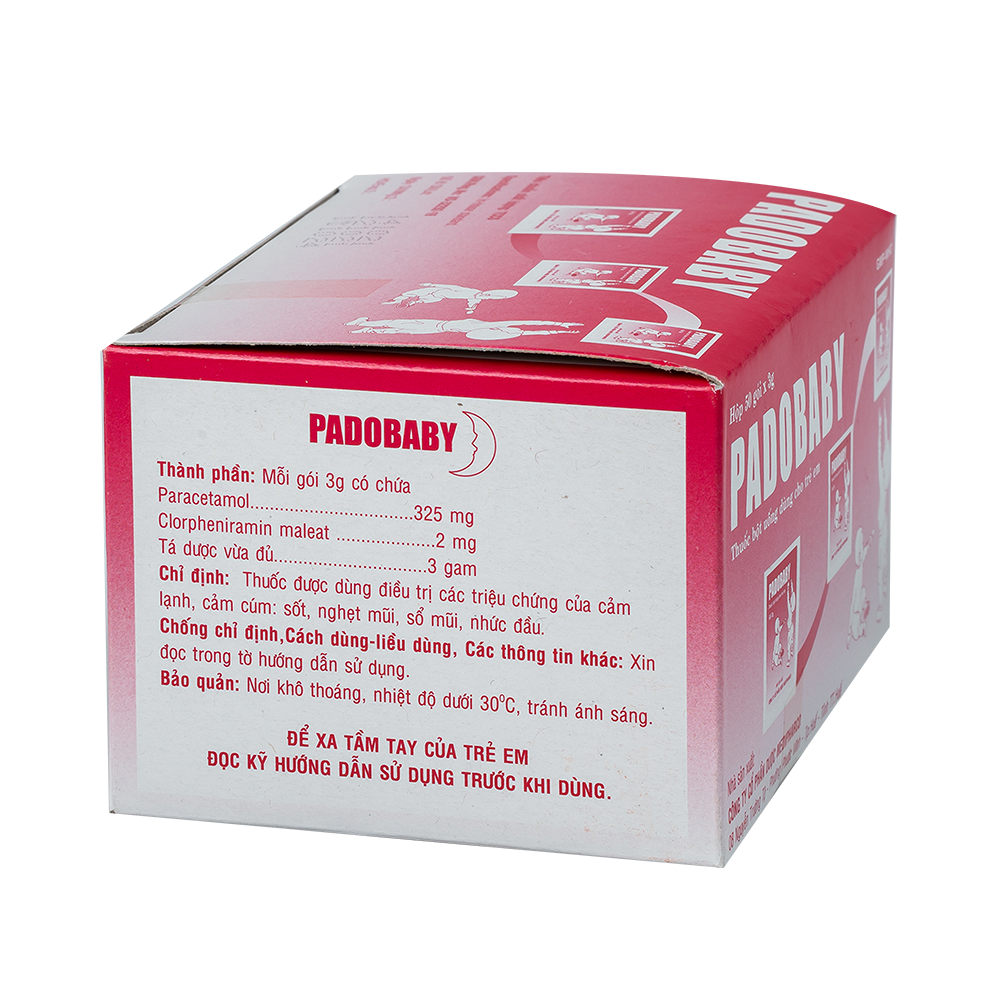 Padobaby Hộp 50 gói x 3g Medipharco