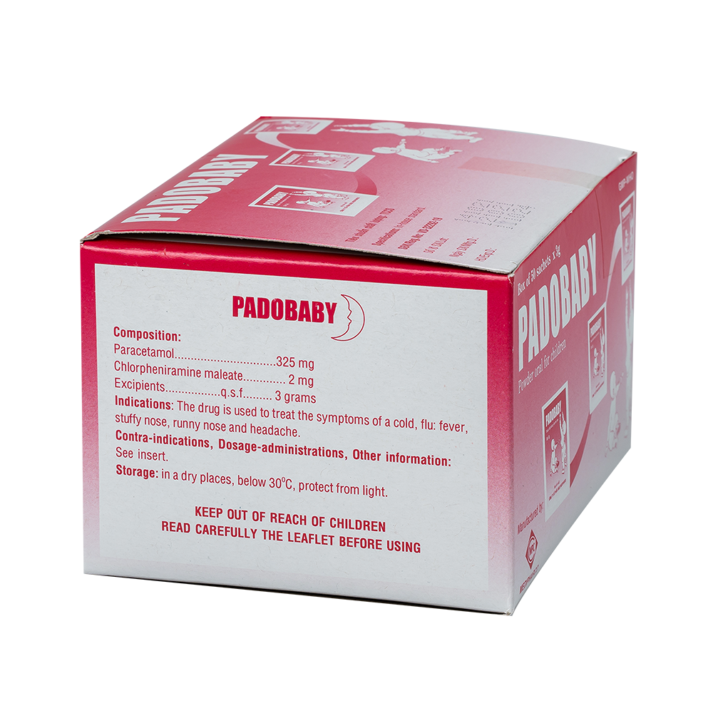Padobaby Hộp 50 gói x 3g Medipharco