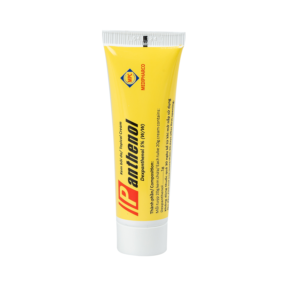 Panthenol 20g Hộp 1 tuýp 20g Medipharco
