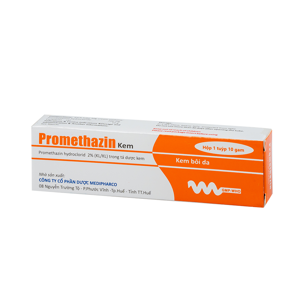 Promethazin 2% 10g Hộp 1 tuýp 10g Medipharco