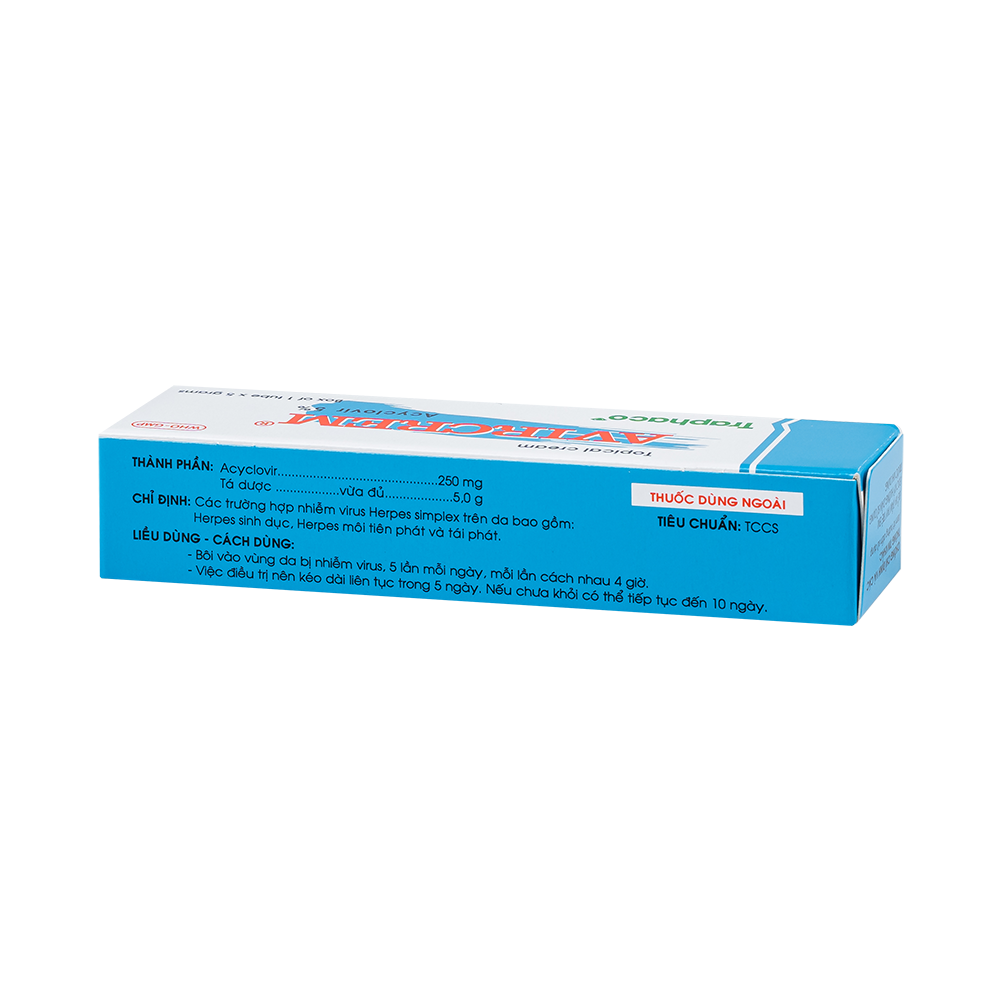 Avircrem 250mg Tuýp 5g Traphaco