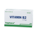 Vitamin B2 2mg Hộp 6 vỉ x 30 viên Traphaco