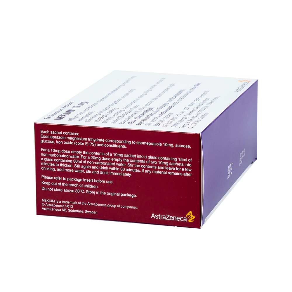 Nexium 10mg Hộp 28 gói AstraZeneca AB