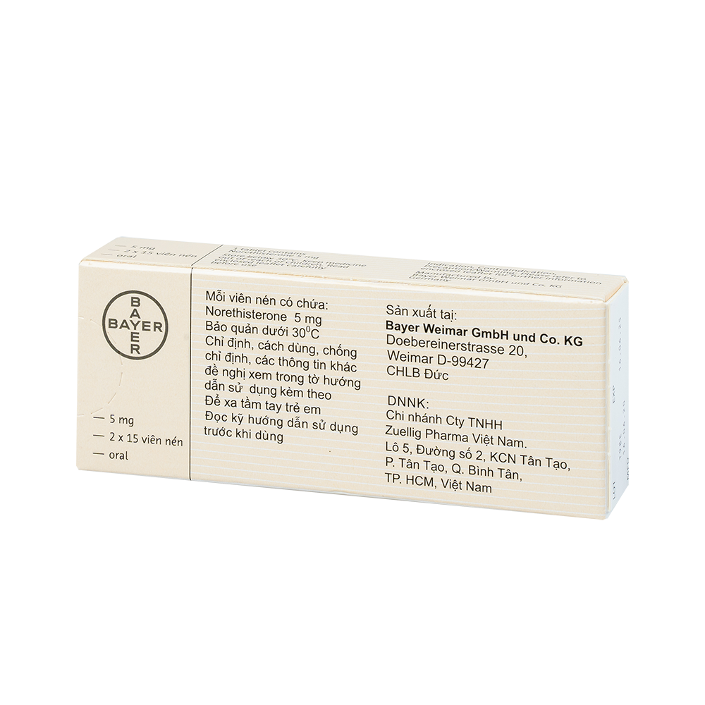 Primolut N Hộp 2 vỉ x 15 viên Bayer