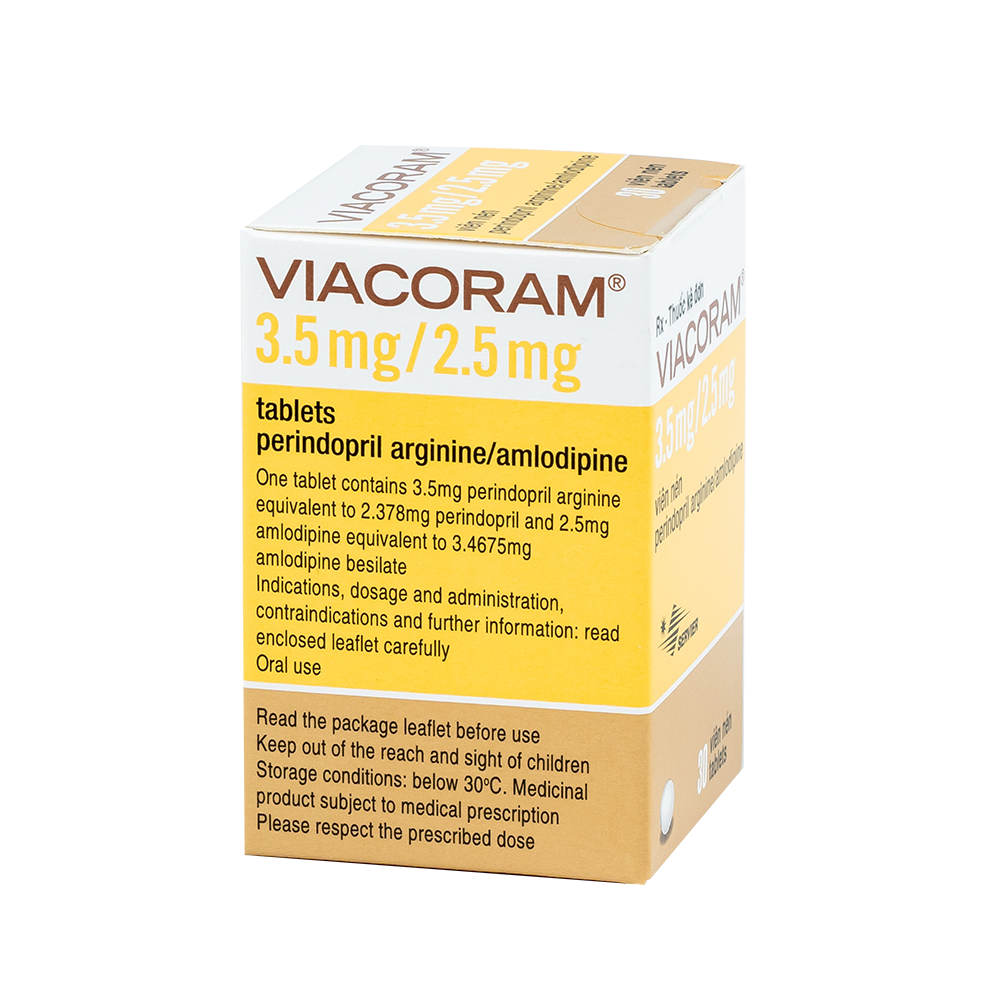 VIACORAM 3.5MG/2.5MG TAB 30'S