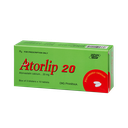 Atorlip 20 Hộp 3 Vỉ x 10 Viên DHG