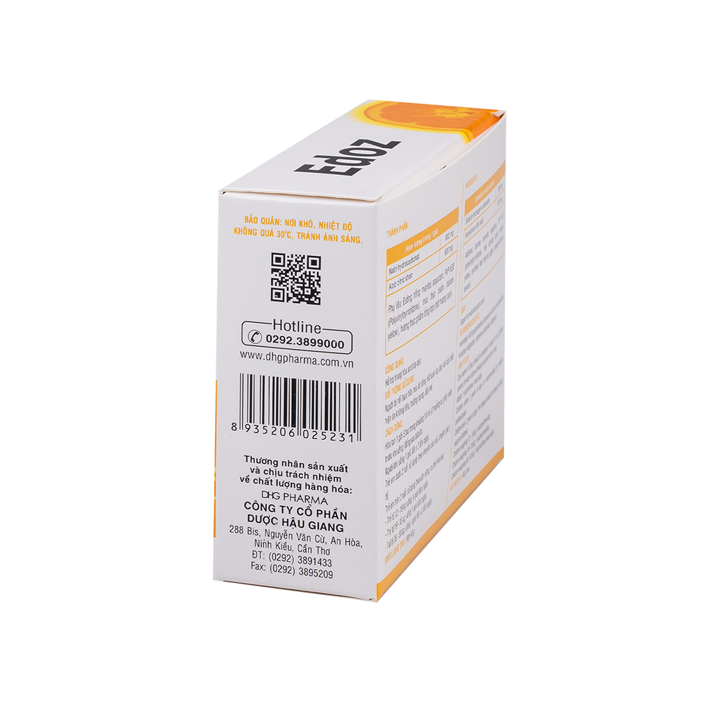 Edoz Hộp 24 gói x 2g DHG