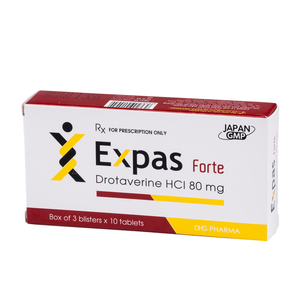 Expas Forte Hộp 3 vỉ x 10 viên DHG