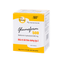 Glumeform 500 Hộp 10 vỉ x 10 viên DHG