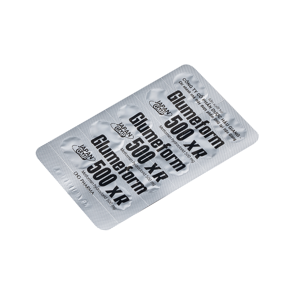 Glumeform 500 XR Hộp 10 vỉ x 10 viên DHG