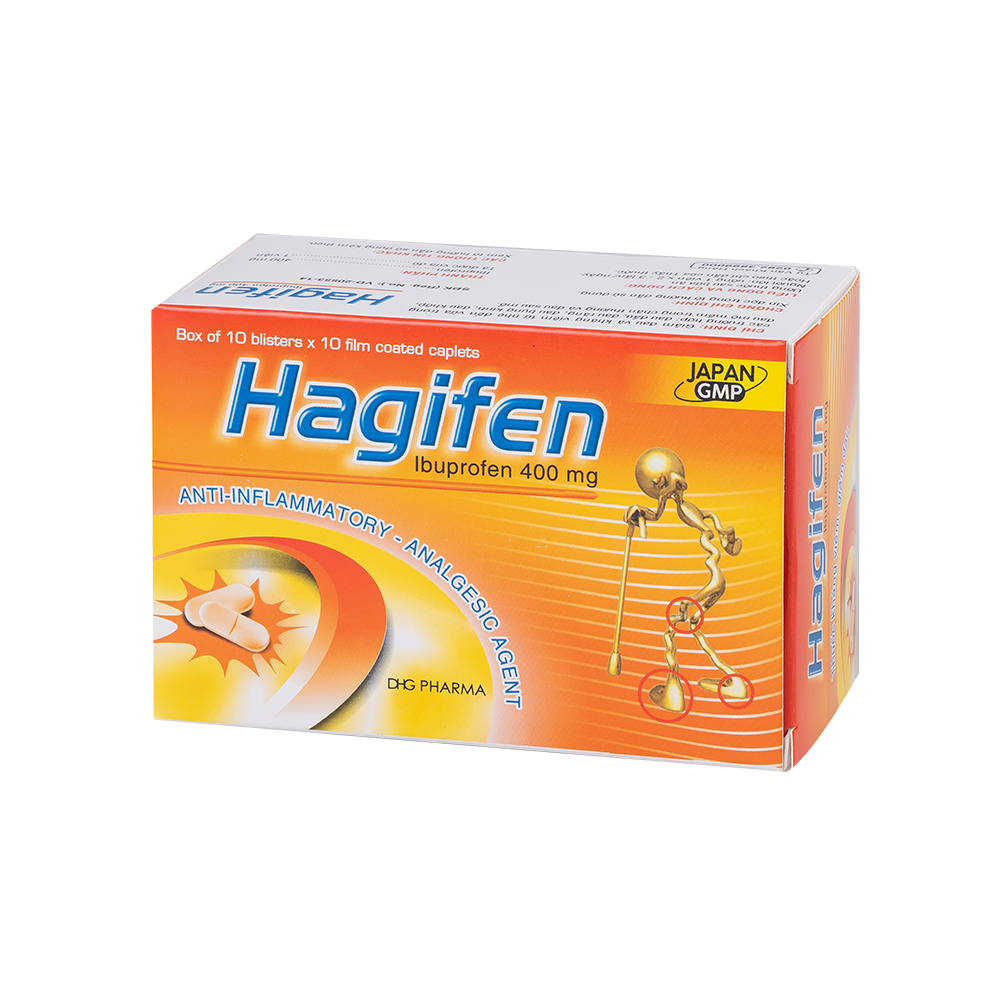 Hagifen Hộp 10 vỉ x 10 viên DHG