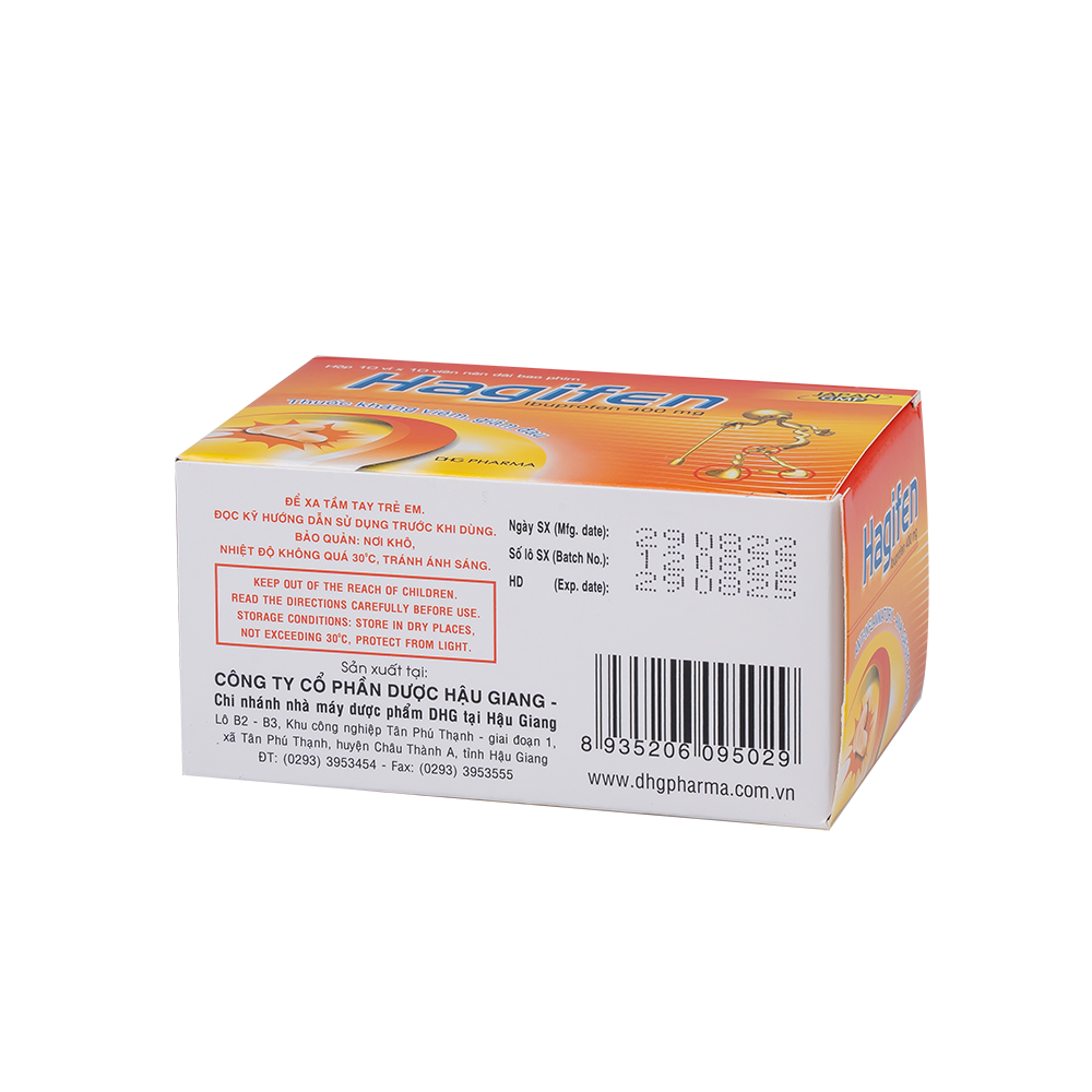 Hagifen Hộp 10 vỉ x 10 viên DHG