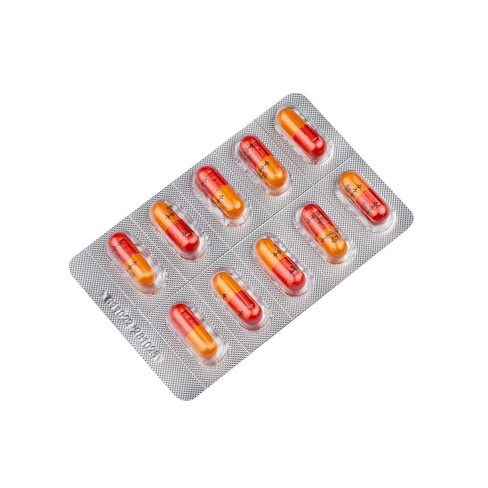 Hagimox capsules (đỏ-cam) Hộp 10 Vỉ x 10 Viên DHG