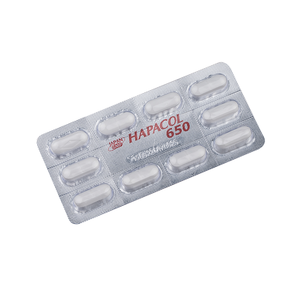 Hapacol 650 Hộp 10 vỉ x 10 viên DHG