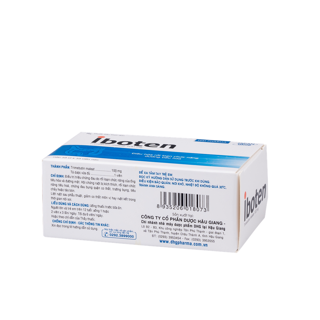 Iboten Hộp 10 vỉ x 10 viên DHG