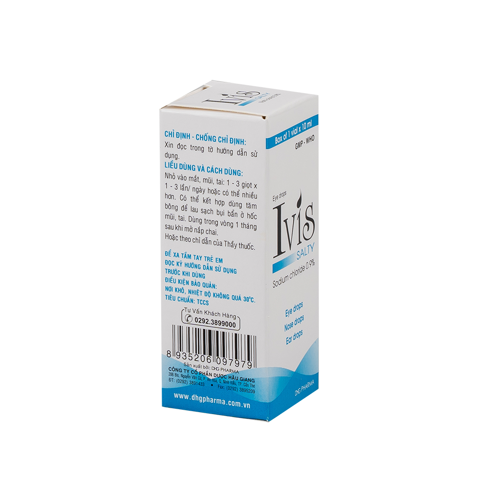 Ivis Salty Hộp 1 chai x 10 ml DHG