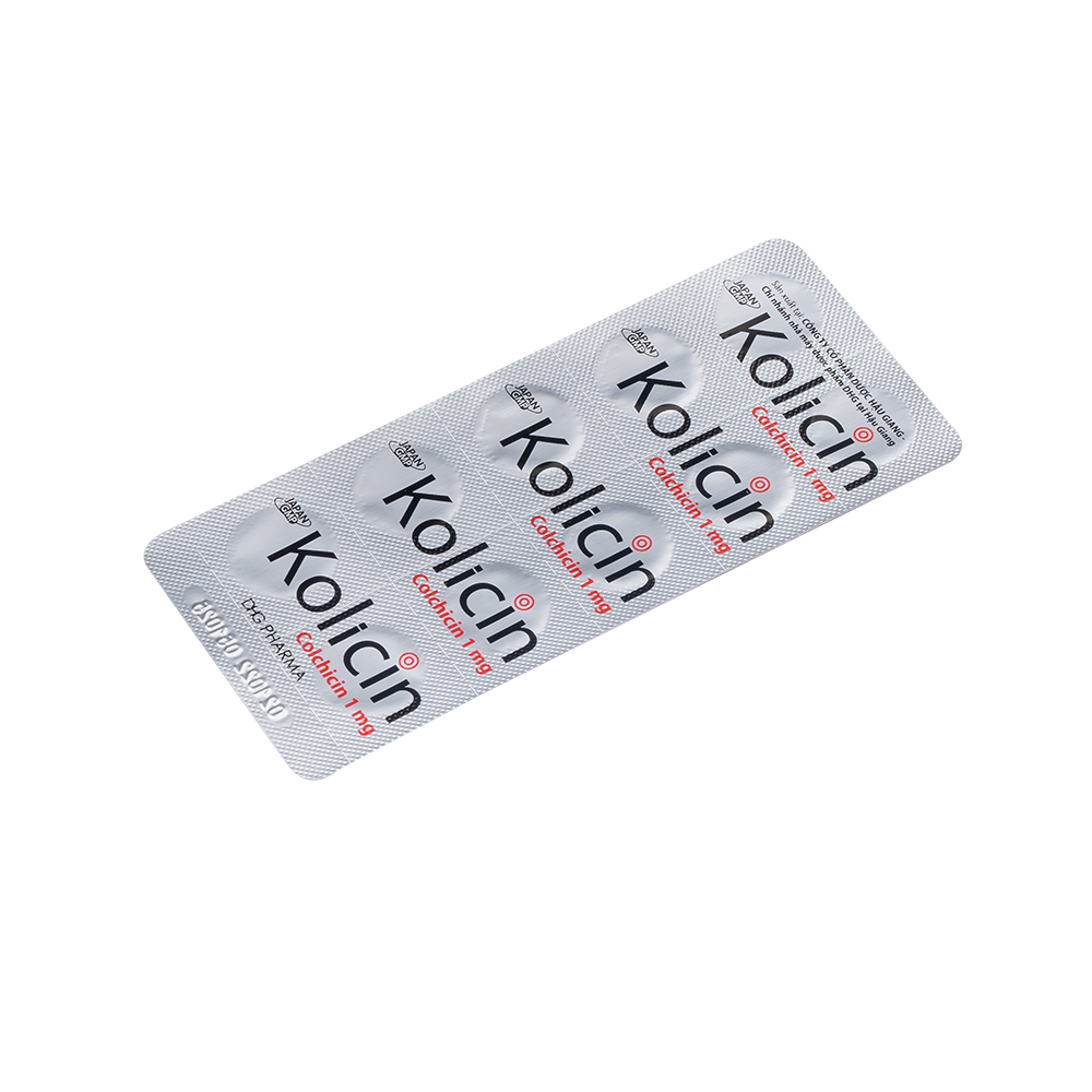 Kolicin Hộp 03 vỉ x 10 viên DHG