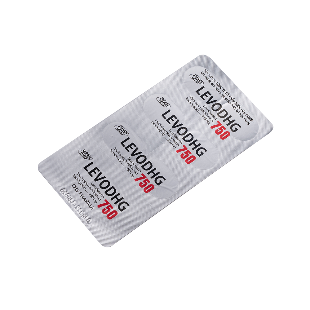 LevoDHG 750 Hộp 2 Vỉ x 7 Viên DHG