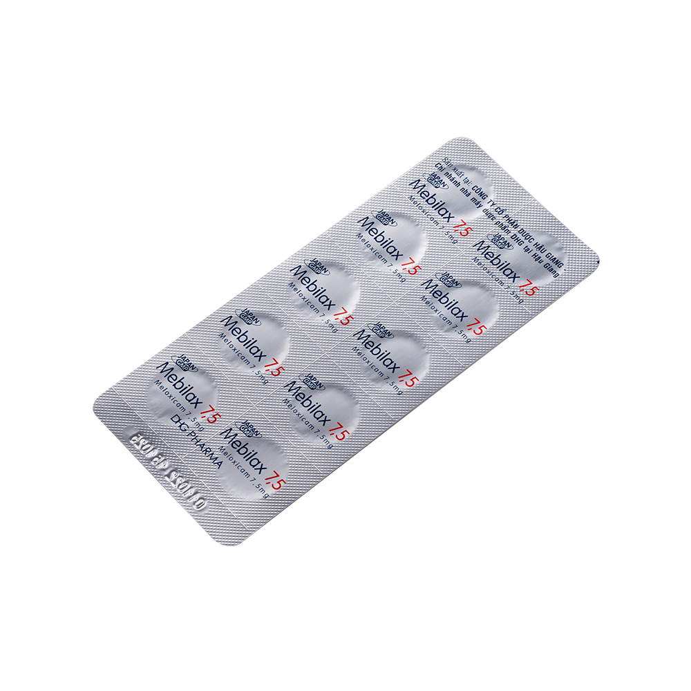 Mebilax 7,5 Hộp 2 Vỉ x 10 Viên DHG